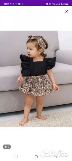 Платье для девочки 74'80