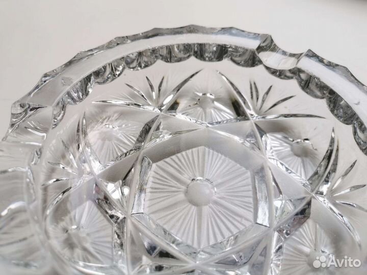 Пепельница винтажная стеклянная СССР