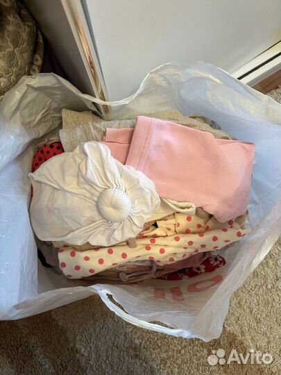 Детские вещи пакетом на девочку 86