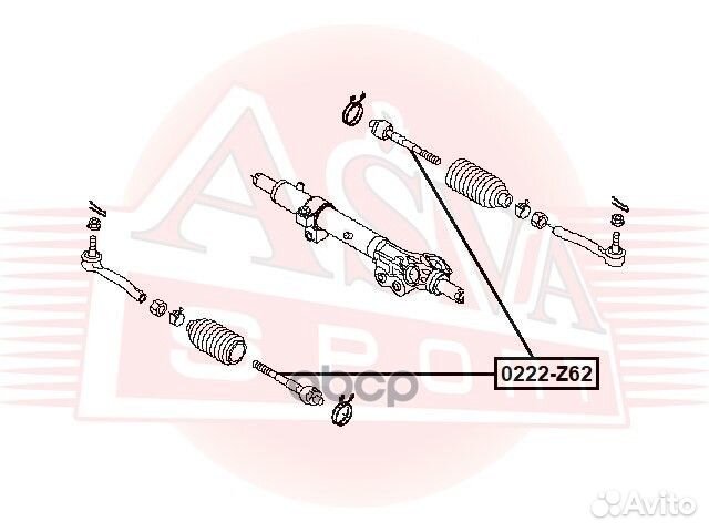 Тяга рулевая nissan infiniti QX56 (Z62) 2010-20