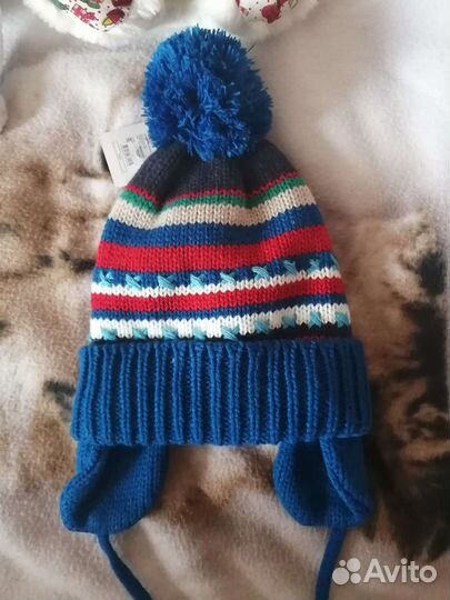Шапка зимняя детская для мальчика
