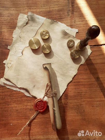 Сургучный оттиск 1 шт, сургучная печать