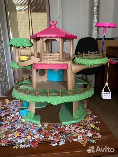 Игрушка кукольный дом дерево