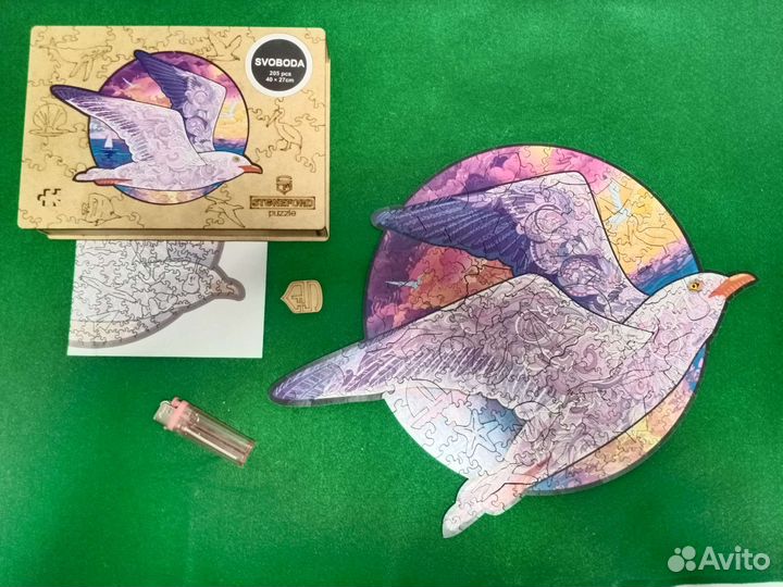 Фигурный деревянный пазл