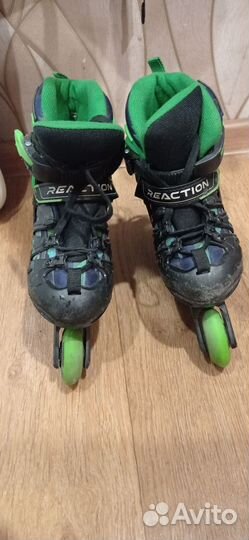 Роликовые коньки детские раздвижные