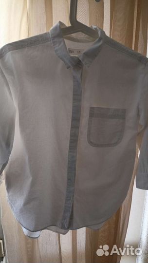 Рубашка zara для девочки 134