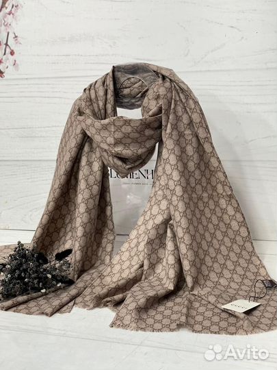 Шарф палантин кашемир/шарф Гуччи
