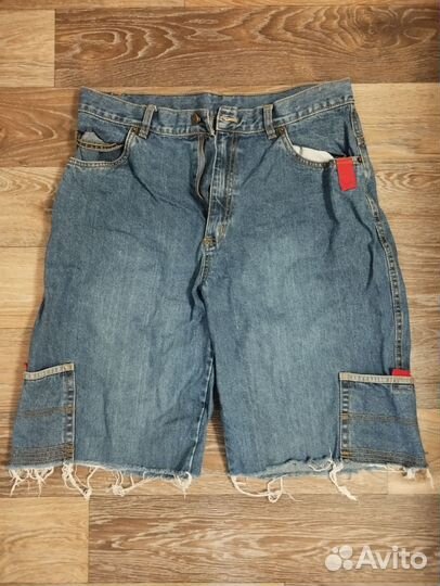 Широкие реп шорты