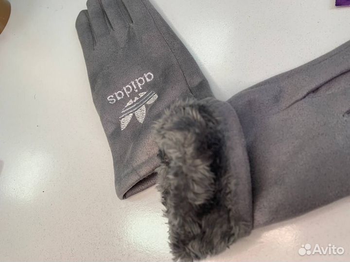 Перчатки женские с мехом