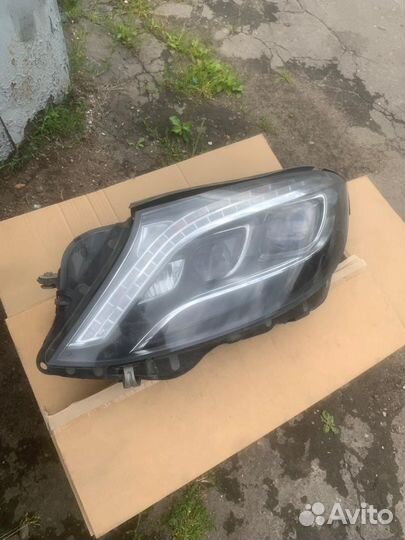 Фары с блоками на Mercedes S222 w222