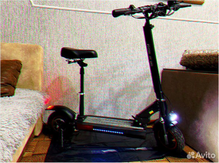 Электросамокат с сиденьем новый