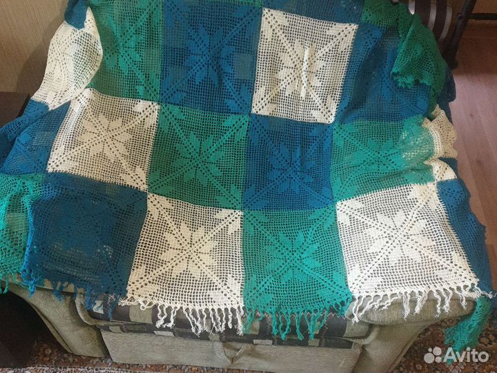 Скатерть и покрывало (ручная работа)