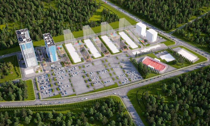 2-к. квартира, 53,8 м², 5/25 эт.