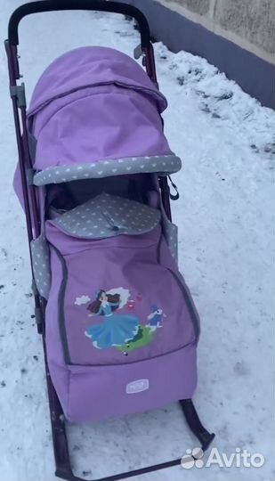 Санки коляска nika kids