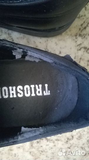 Туфли черные,мужские из кожезаменителя