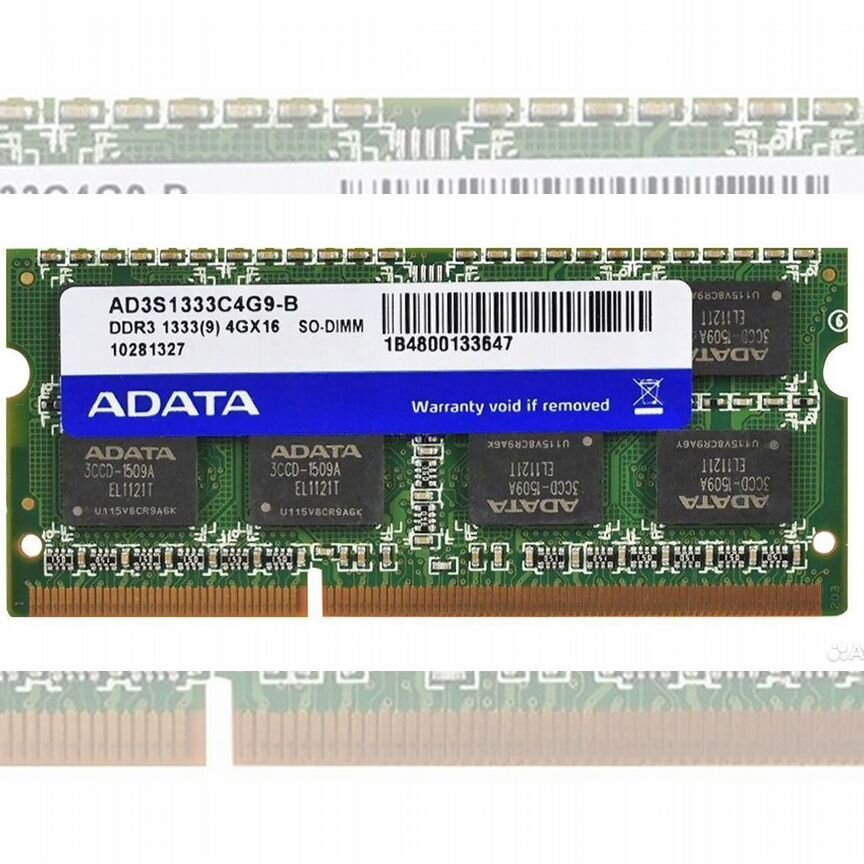 [AD3S1333C4G9-B] Оперативная Память Adata Ddr3 4gb Ad3s1333c4g9-B
