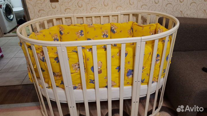 Бортики в детскую кроватку