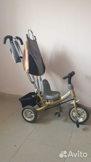 Детский велосипед Trike с ручкой 3х-колесный