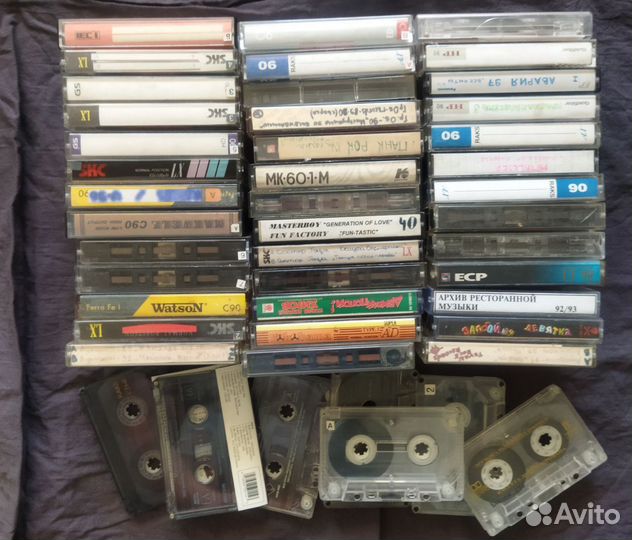 Аудиокассеты б/у