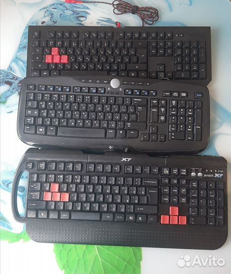 Клавиатура игровая usb ps/2 X7 Logitech Hp