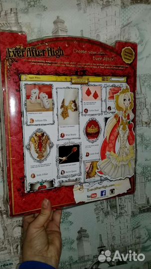 Кукла ever after high в коробке Эппл Вайт