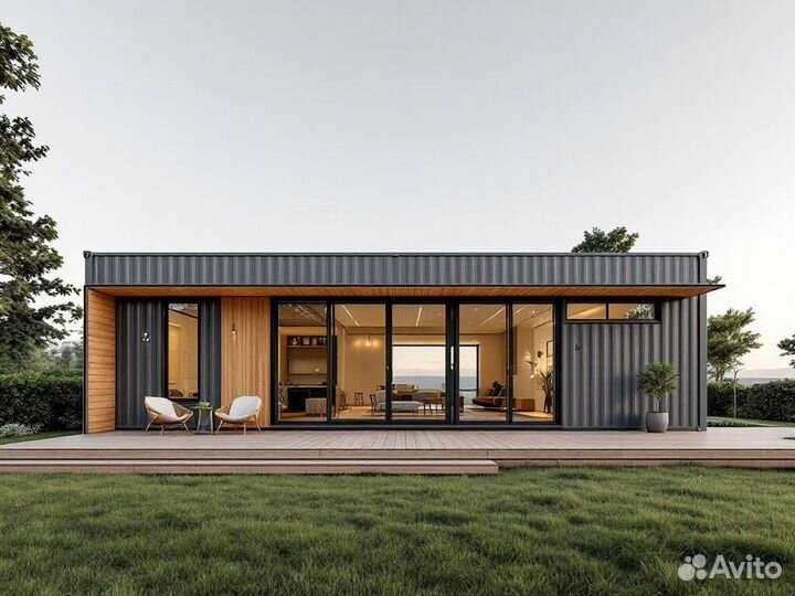 Модульный дом из морского контейнера