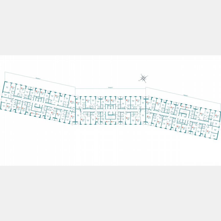 2-к. квартира, 59,5 м², 5/18 эт.
