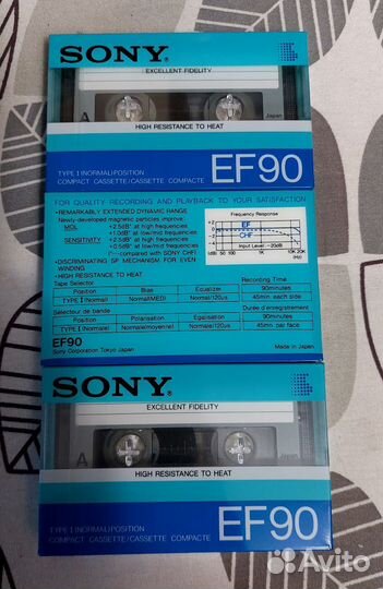 Аудиокассеты новые запечатанные tdk d90