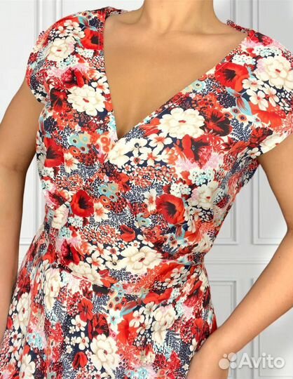 Винтажное платье юбка гофре