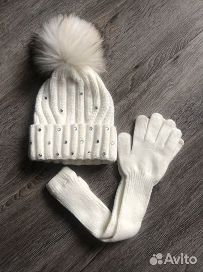Шапка и перчатки