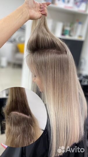 Сложное окрашивание волос air тач колорист