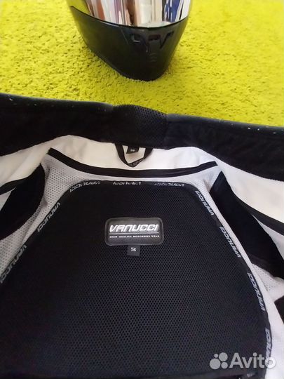 Мотокуртка кожаная мужская 56