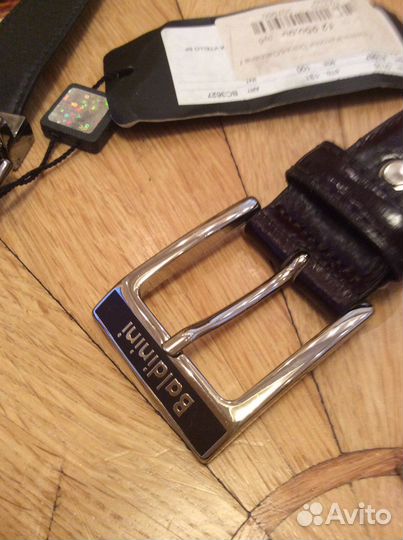 Ремень мужкой кожаный. Италия