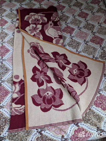 Одеяло шерстяное СССР 1,5 спальное