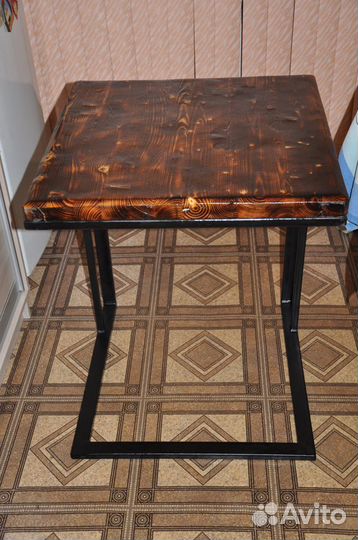 Прикроватный столик лофт