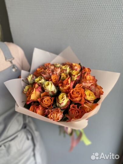 Роза, букет роз, 25 роз, 51 роза, 101 роза