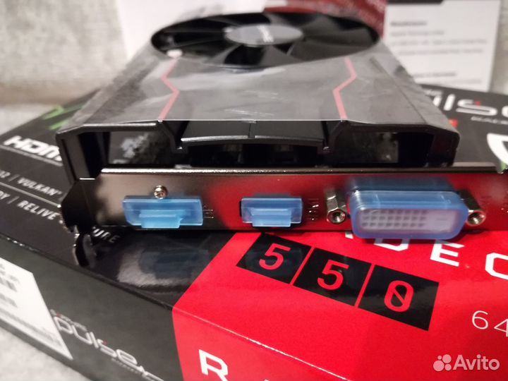 Новая sapphire RX550