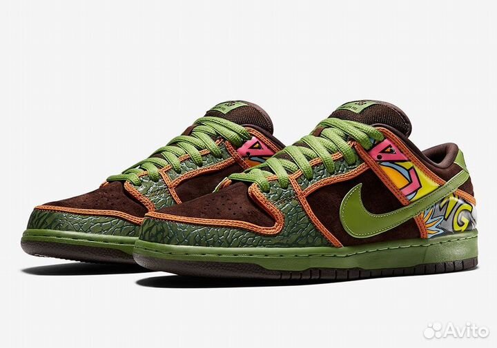 Кроссовки Nike dunk low de la soul 2015