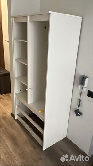 Шкаф мори 1,8 м белый б/у