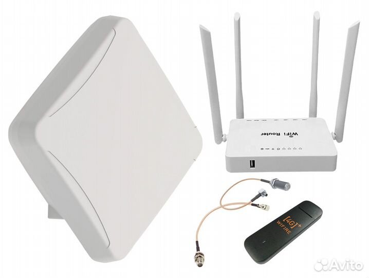 Интернет WiFi в загородный дом. Антенна с Боксом