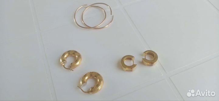 Золотые сережки