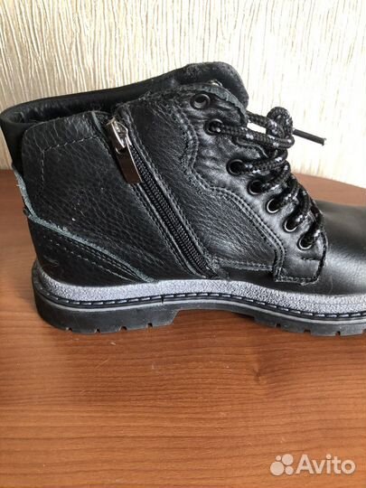 Ботинки зимние размер 38(кожа )