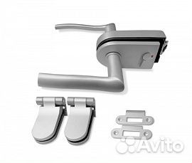 Стеклянная дверь ottawa графит 2030х630 с фурнит