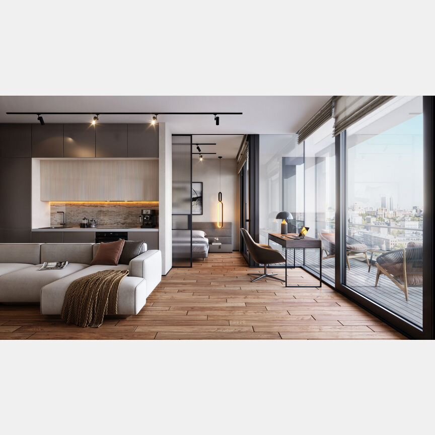 1-к. квартира, 59 м², 11/18 эт.