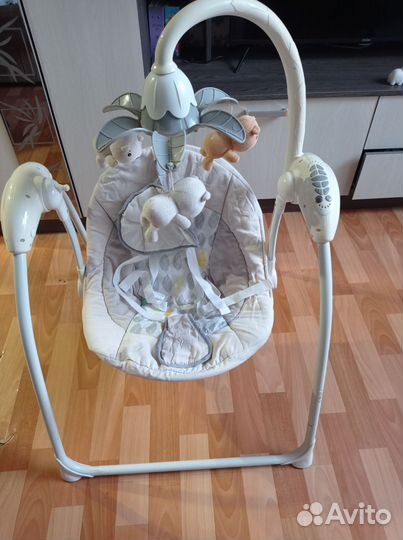 Детские электронные качели для новорожденных