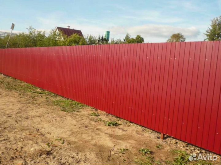 Забор из профнастила