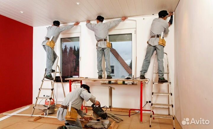 Требуются монтажники натяжных потолков