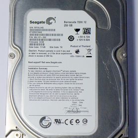 Жесткий диск Seagate barracuda 250 GB