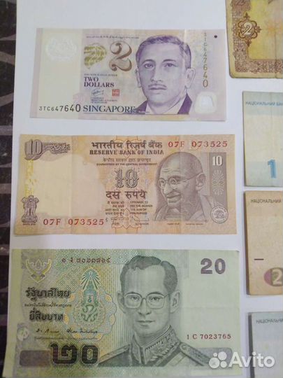 Банкноты разных стран