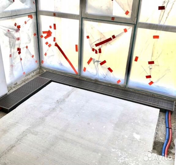 Конвектор внутрипольный водяной